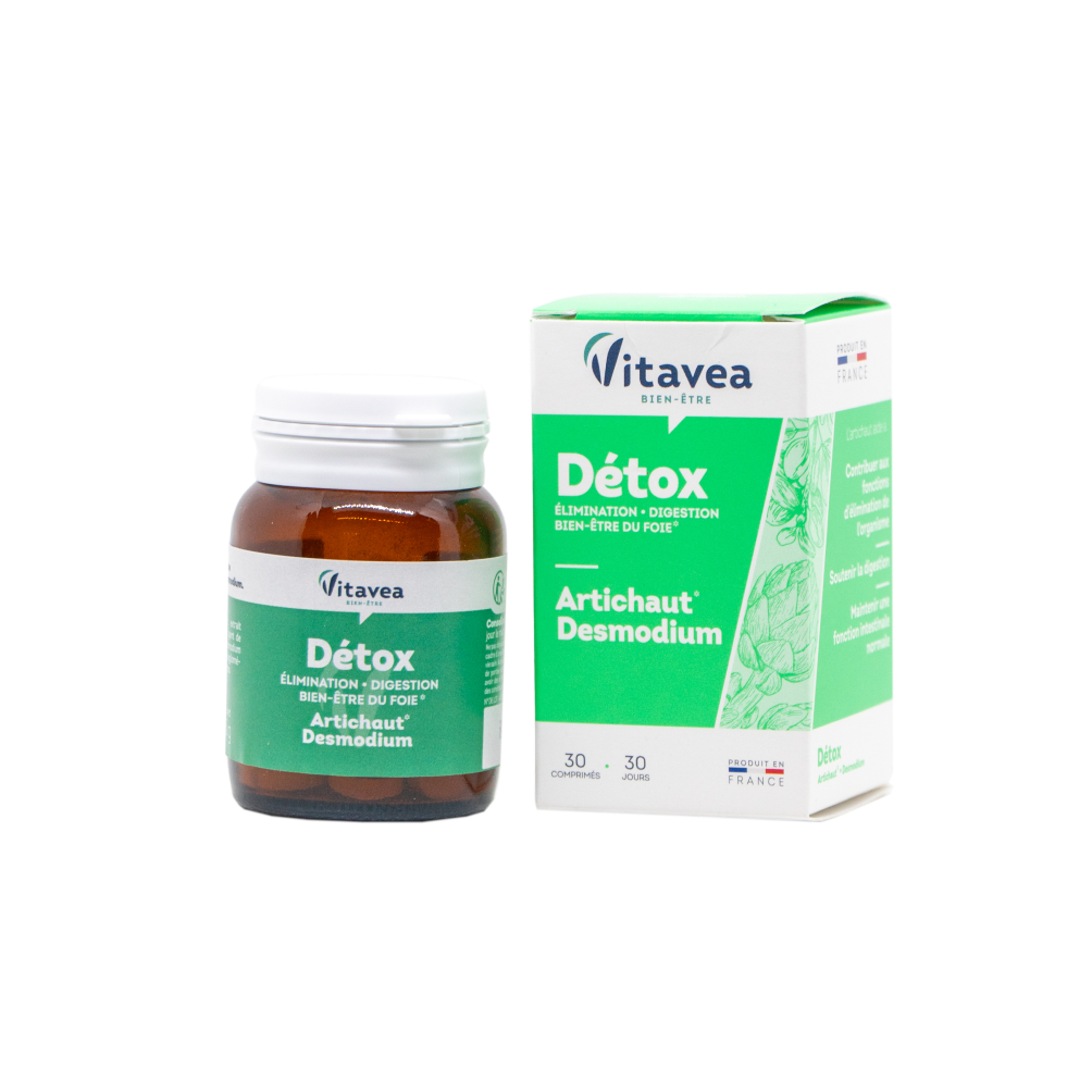 VITAVEA  Detox Artišokų ir kibiosios jakšūnės ekstraktai, 30 vnt