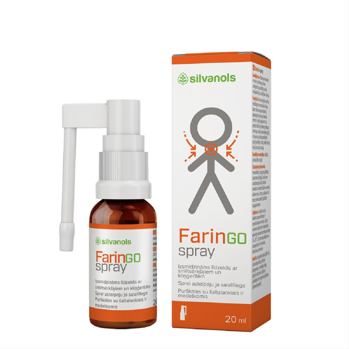FARINGOSPRAY, purškalas, 20 ml