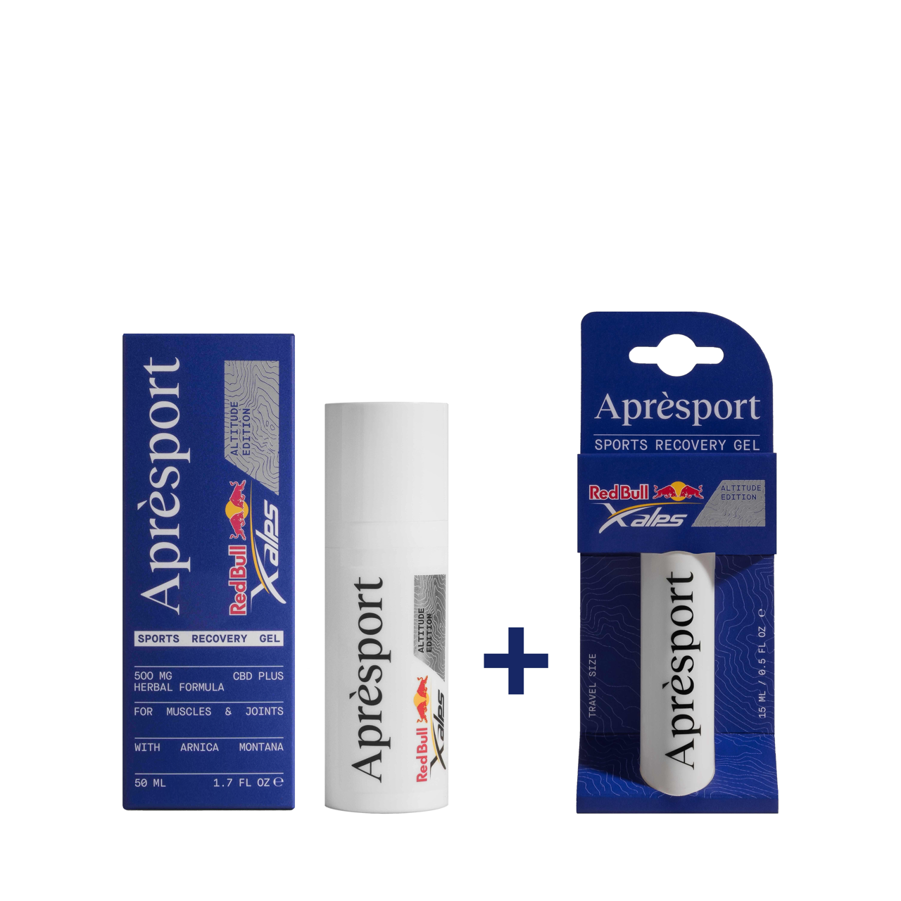 Raumenų ir sąnarių atpalaidavimo gelis, Aprèsport Recovery Gel | Red Bull X-Alps Altitude Edition,50ml + DOVANA Travel Size 15ml
