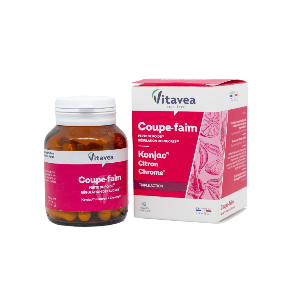 VITAVEA Coupe-faim apetitą mažinanti priemonė lieknėjimui, 42 vnt