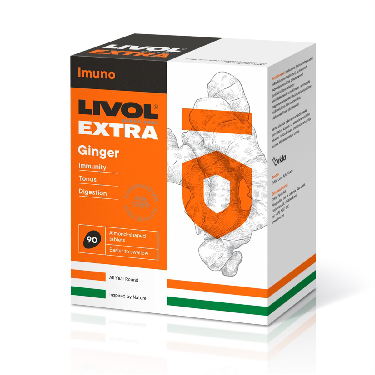 LIVOL EXTRA IMBIERAS, 90 tablečių