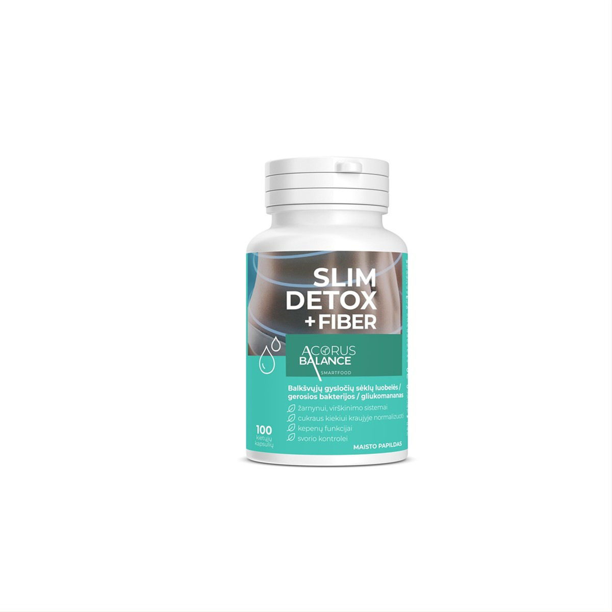ACORUS BALANCE SLIM DETOX FIBER, kapsulės, N100