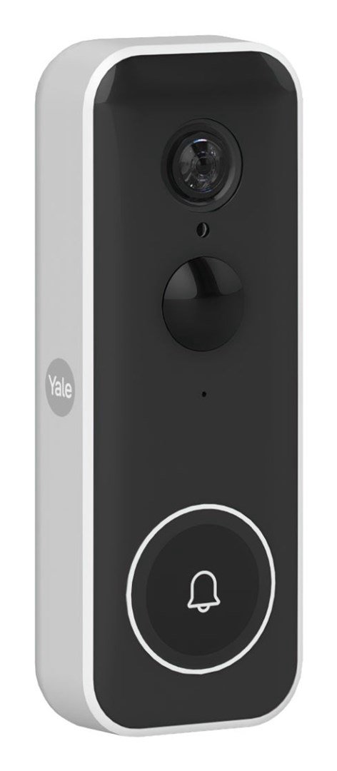 Yale SV-VDB-1A-W durų skambutis Juoda, Balta