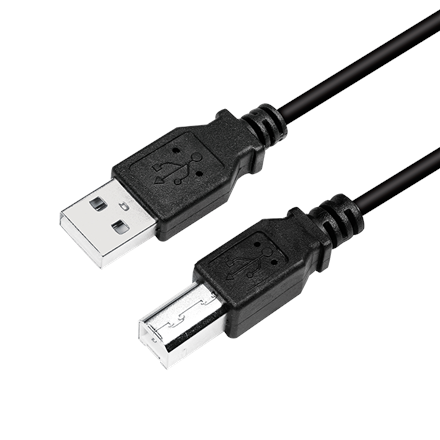 Kabelis Logilink  CU0007B USB 2.0 cable  USB-A to USB-B USB 2.0 A (male)  USB 2.0 B (male)