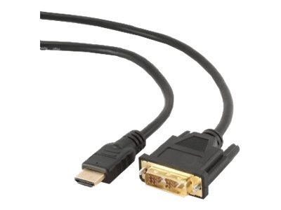 GEMBIRD HDMI to DVI male-male cable with gold-plated connectors 1.8m bulk packagelk package