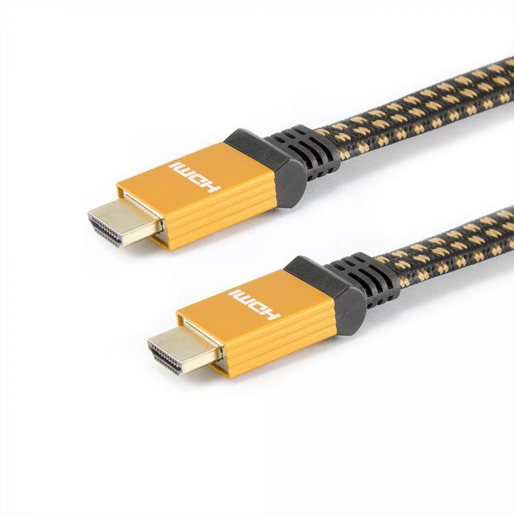 Kabelis Sbox HDMI-HDMI 2.0 Male/Male 1.5m HQ 100% Bakar HDMI20-HQ-15