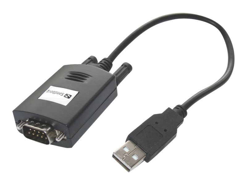 SANDBERG USB to Serial Link 9-pin USB 2.0 adapter for Serial COM 9-pin devices Mobile RS232