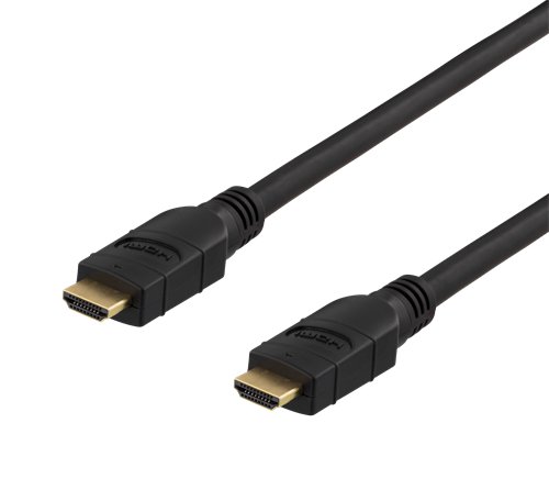 HDMI kabelis DELTACO PRIME, 15m, HDMI Type-A, 4K, Juodas (HDMI-3150)