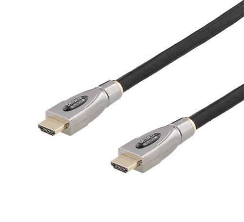 DELTACO PRIME Aktyvus HDMI kabelis, 10m, medžiaginis, 4K, Juodas HDMI-4100