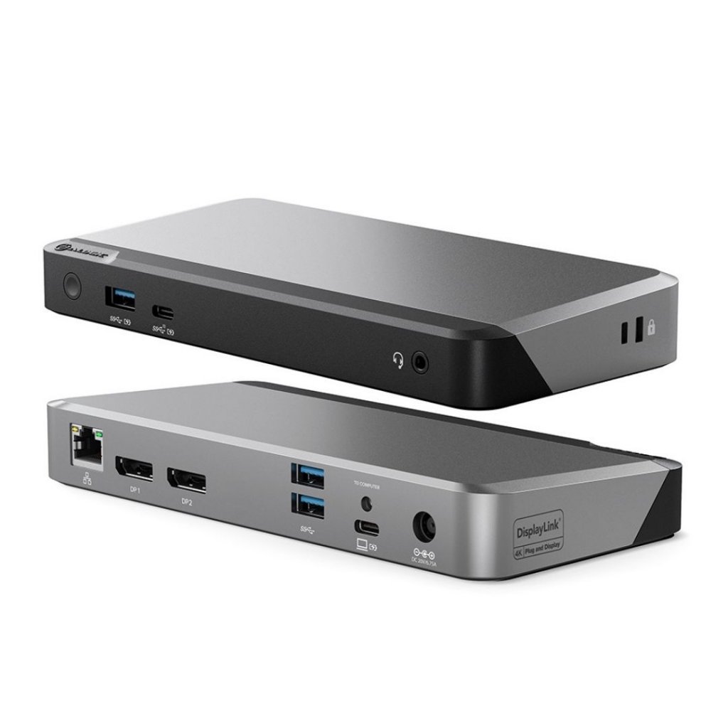 ALOGIC  PRIME DX2 Universal Dock w. Dual 4K and with 65W Power Delivery