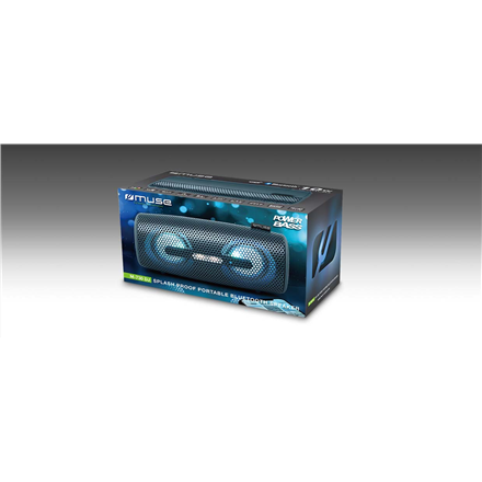 Muse M-730 DJ Speaker, Wiresless, Bluetooth, Black | Muse | M-730 DJ | 2x5W  W | Bluetooth | Blue | NFC features | Portable | Wireless connection|M-730DJ