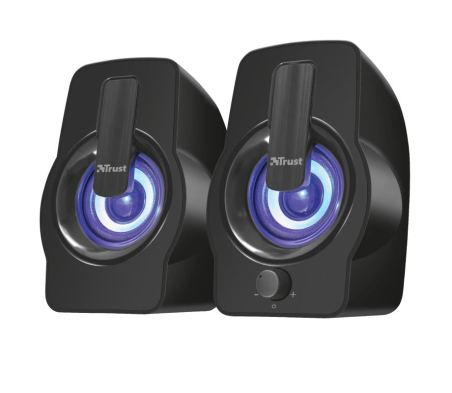 Speaker|TRUST|Gemi RGB|P.M.P.O. 12 Watts|1xAudio-In|Black|22948|22948