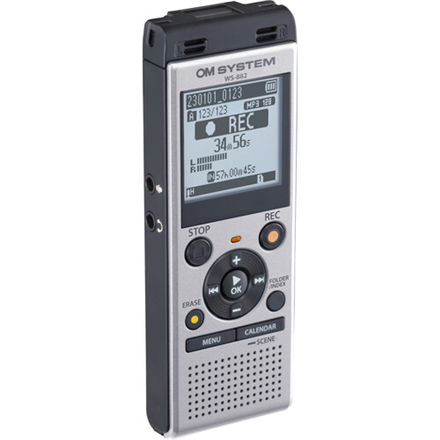 Olympus | Digital Voice Recorder | WS-882 | Silver | MP3 playback|V420330SE000