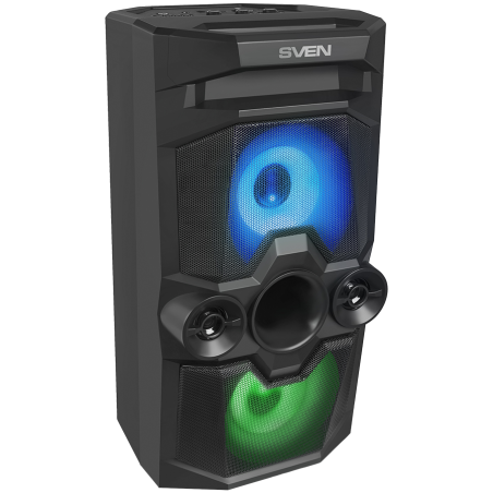 Speaker SVEN PS-650, black (50W, TWS, Bluetooth, FM, USB, microSD, LED-display, 4000mA*h)|SV-018450