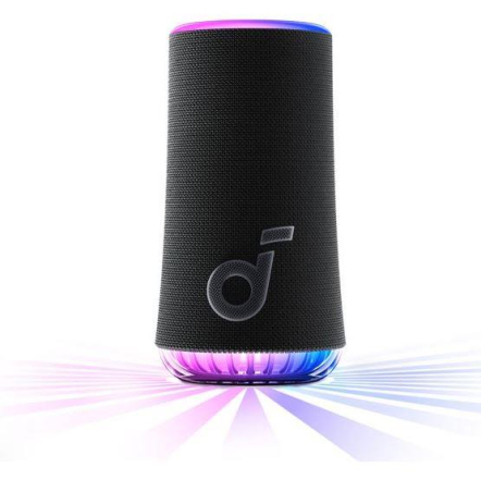 Portable Speaker|SOUNDCORE|Glow|Black|Portable/Wireless|1xUSB-C|Bluetooth|A3166G11|A3166G11