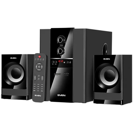 Speakers SVEN MS-1821, black (44W, Bluetooth, FM, USB/SD, Display, RC)|SV-020774