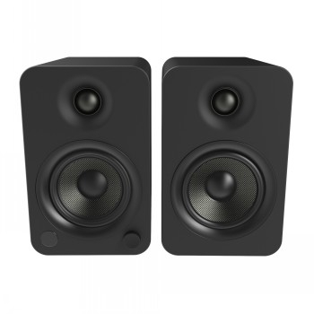 KANTO AUDIO 4" DRIVER - POWERED SPEAKERS WITH BLUETOOTH® AND PHONO PREAMP - MATTE BLACK (INCL. TYPE F & G POWER CORDS)|YU4MB-FG