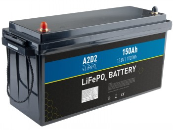 AVACOM A2D2 BATERIE LIFEPO4 12,8V 150AH M8|LFA2-12V150C10-M8B1