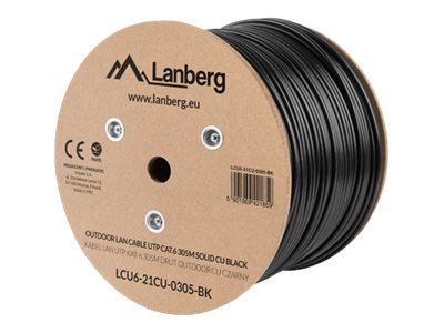 Kabelis LANBERG LCF5-21CU-0305-BK