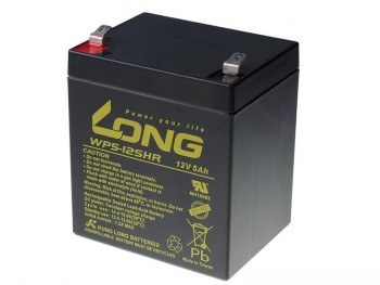 LONG 12V 5AH LEAD-ACID BATTERY HIGHRATE F2 (WP5-12SHR F2)|PBLO-12V005-F2AH