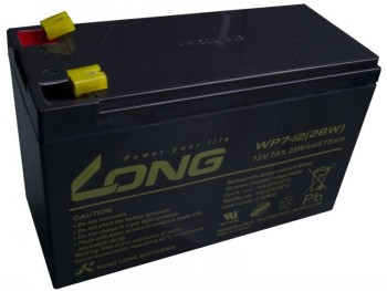 LONG 12V 7AH LEAD-ACID BATTERY F1 (WPS7-12)|PBLO-12V007-F1A