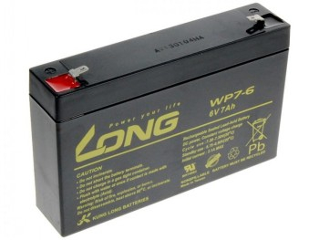 LONG 6V 7AH LEAD-ACID BATTERY F1 (WP7-6)|PBLO-6V007-F1A