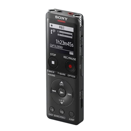 Sony | Digital Voice Recorder | ICD-UX570 | Black | LCD | MP3 playback|ICDUX570B.CE7