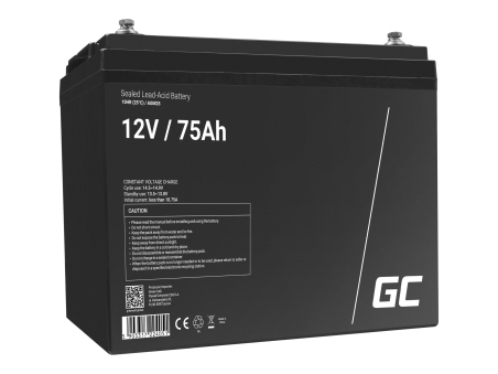 GREENCELL Battery AGM 12V 75 Ah|AGM25