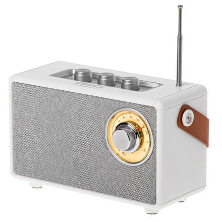 Camry Speaker with radio | CR 1902 W | 5 W | Bluetooth | White | Wireless connection|CR 1902w