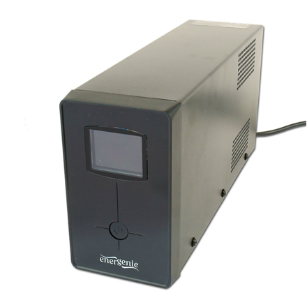 EnerGenie | UPS with USB and LCD display, Black | 850 VA | 220 V|EG-UPS-032