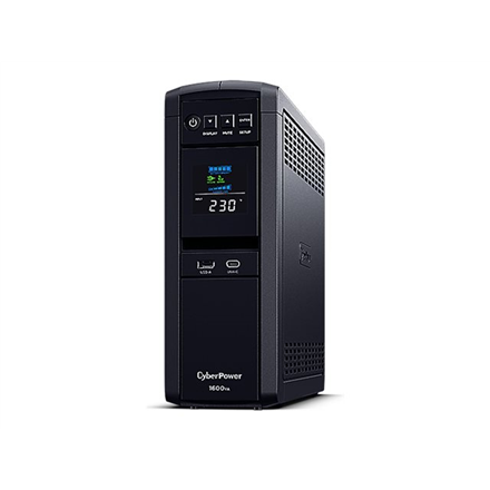 CyberPower | Backup UPS Systems | CP1600EPFCLCD | 1600 VA | 1000 W|CP1600EPFCLCD