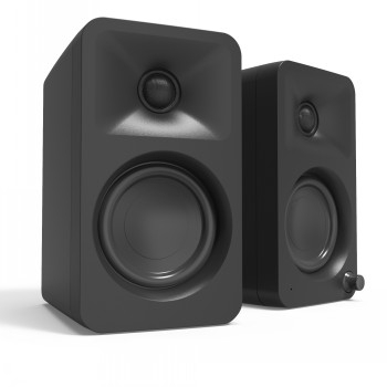 KANTO AUDIO 100W POWERED REFERENCE DESKTOP SPEAKERS WITH BLUETOOTH - BLACK, PAIR (INCLUDES TYPE C POWER CORD)|ORAMB-C