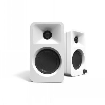 KANTO AUDIO 100W POWERED REFERENCE DESKTOP SPEAKERS WITH BLUETOOTH - WHITE, PAIR (INCLUDES TYPE C POWER CORD)|ORAMW-C