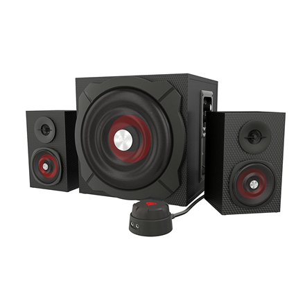 GENESIS Helium 610BT Computer Speakers, Wired, Bluetooth, Black | Genesis | Helium 610BT | Bluetooth | Red/Black | Computer Speakers|NCS-1408