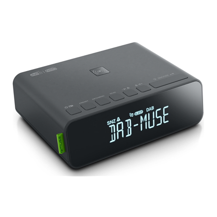 Muse | DAB+/FM RDS Radio | M-175 DBI | Alarm function | AUX in | Black|M-175DBI