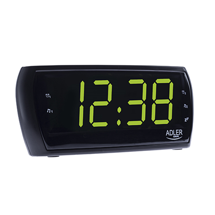 Adler | Alarmclock Radio | AD 1121 | Alarm function | Black|AD 1121