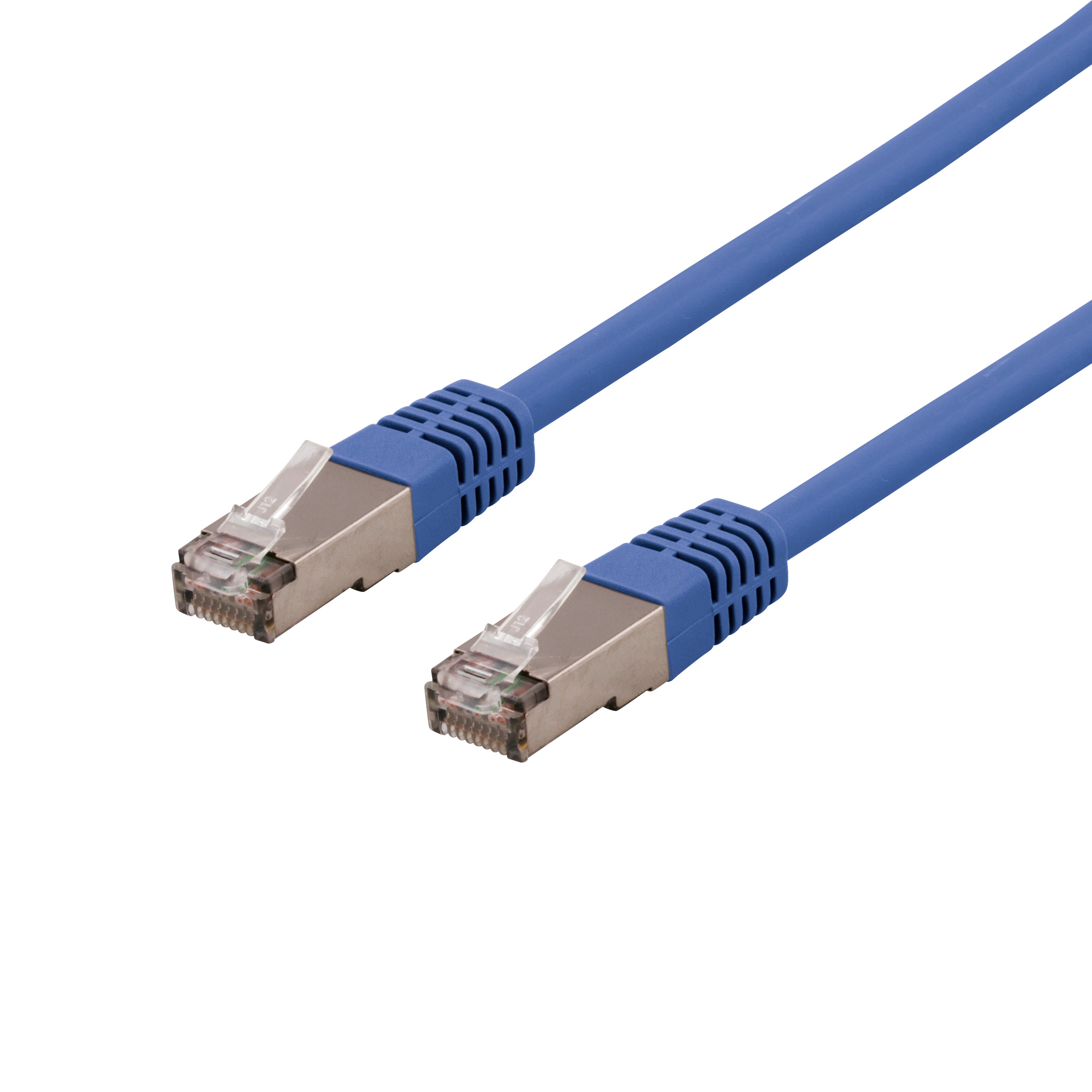 Kabelis DELTACO S/FTP Cat6 patch, LSZH, 3m, 250MHz, mėlynas / SFTP-63BH