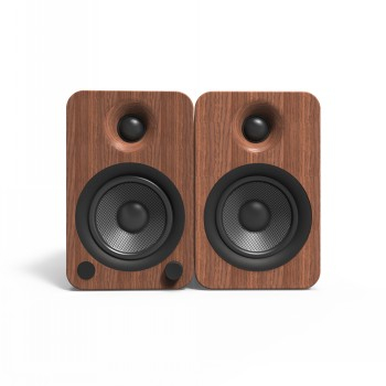 KANTO AUDIO 4" DRIVER - POWERED SPEAKERS WITH BLUETOOTH® AND PHONO PREAMP - WALNUT (INCL. TYPE F & G POWER CORDS)|YU4WALNUT-FG