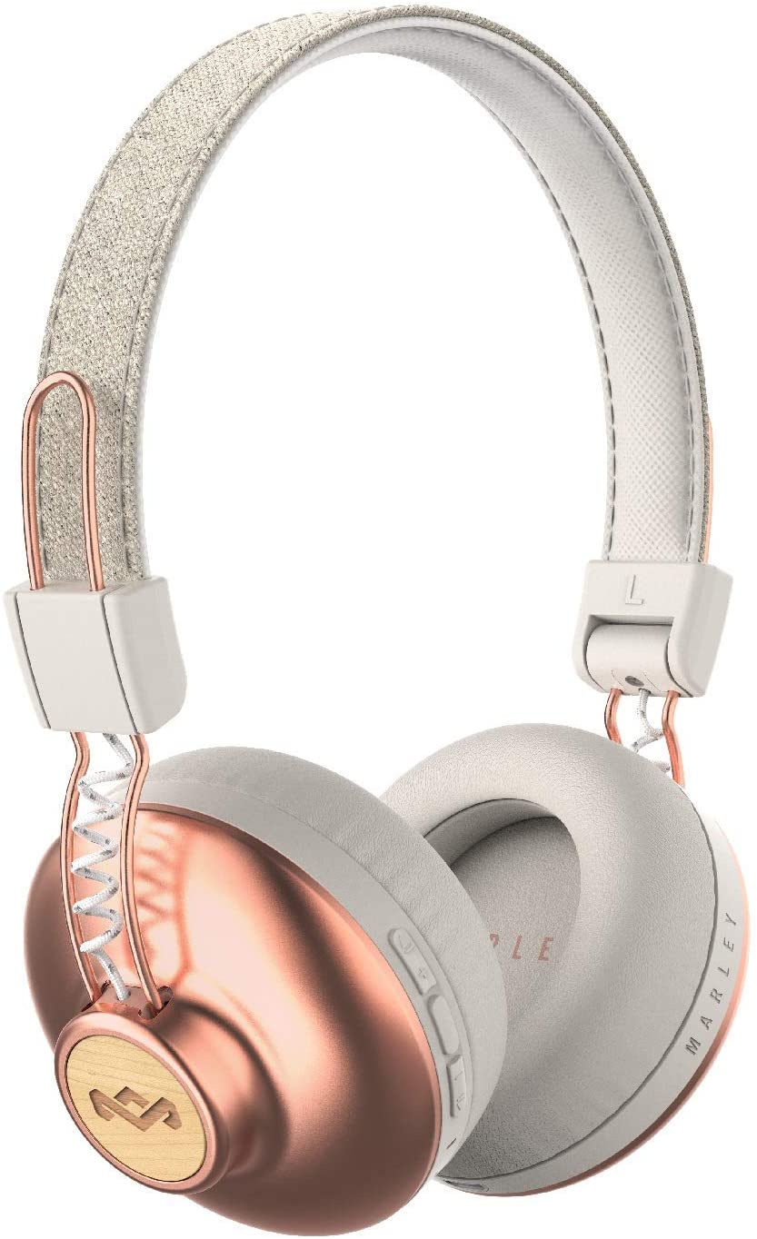 Ausinės Marley Positive Vibration BT, On-Ear, Wireless, Microphone, Copper
