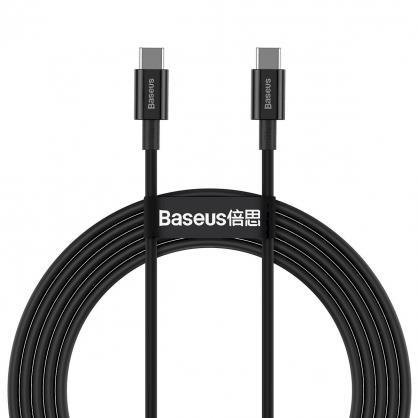 CABLE USB-C TO USB-C 1M/BLACK CATYS-B01 BASEUS