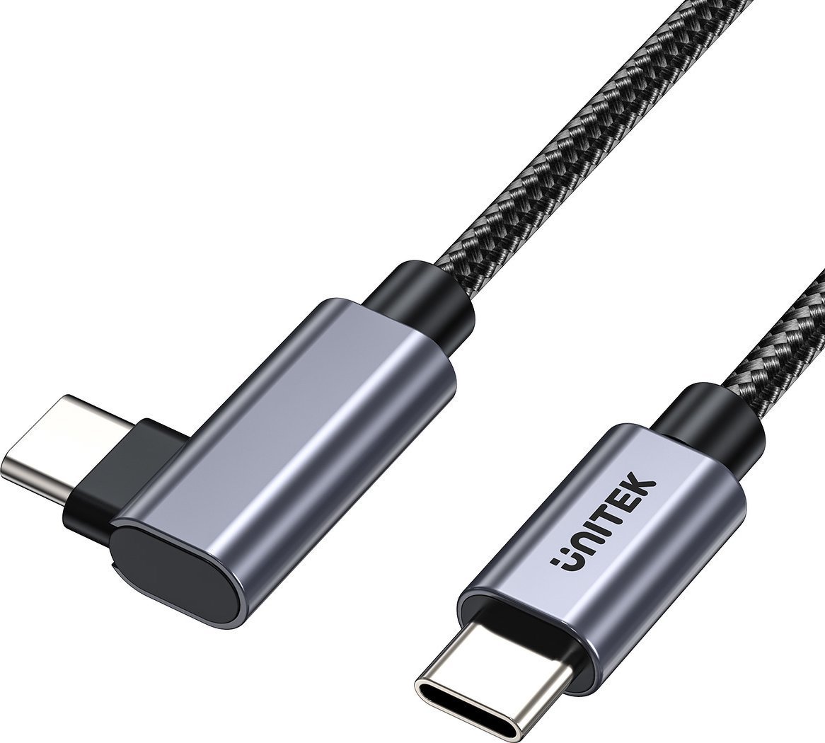 USB cable Unitek USB-C - USB-C 2 m Black and silver (C14123BK-2M)