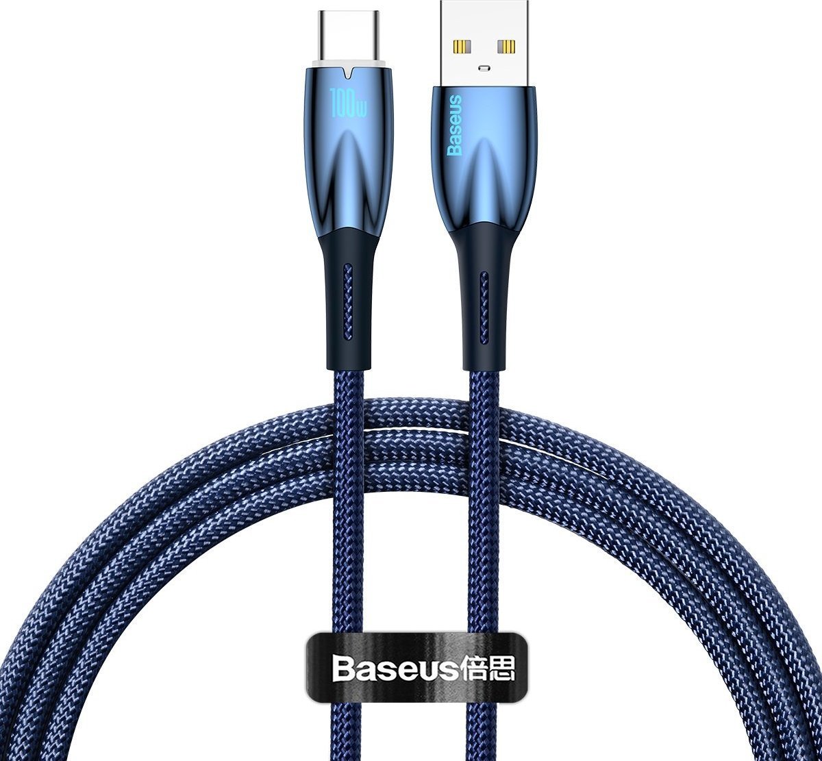 USB cable Baseus USB-A - USB-C 1 m Blue (BSU3850)