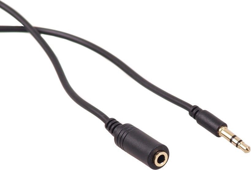 Cable Maclean Jack 3.5mm - Jack 3.5mm 5m black (MCTV-821)