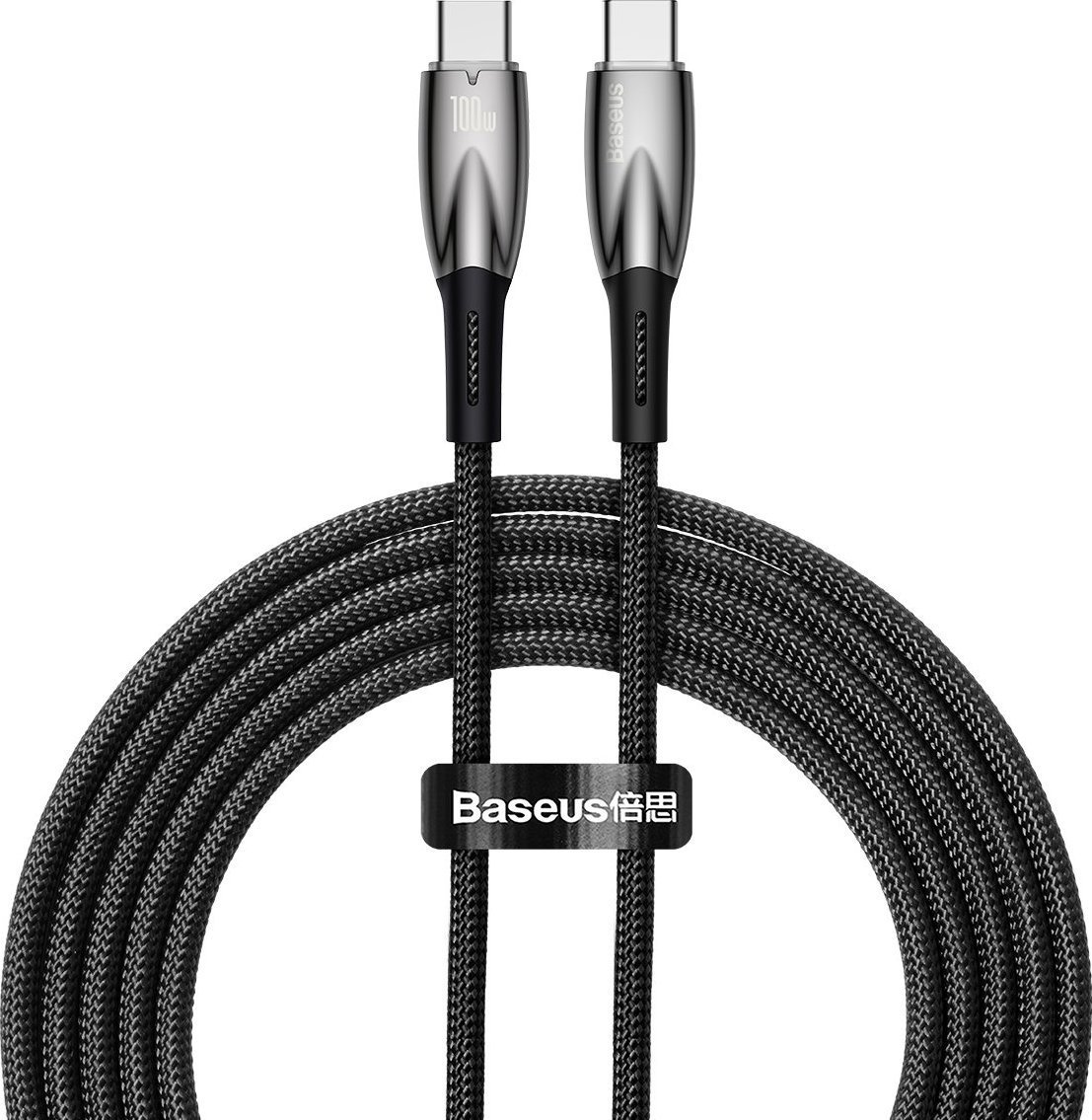 USB cable Baseus USB-C - USB-C 2 m Black (CADH000801)