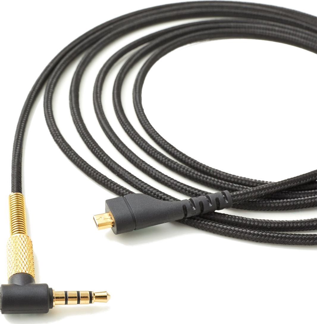 USB cable Mozos microUSB - mini Jack 3.5 mm 2 m Black (KS-SSA)