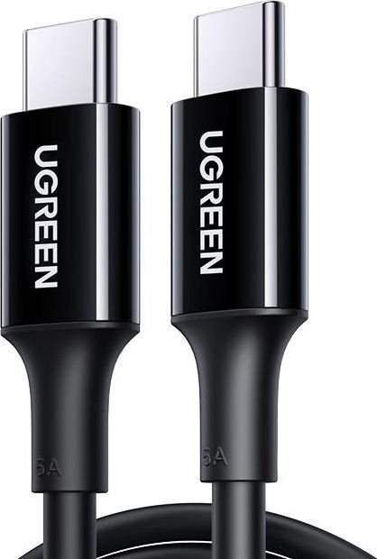 USB cable Ugreen USB-C - USB-C 1 m Black (UGR1077BLK)