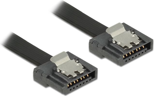 Delock SATA - SATA, 1m, Black (83843)