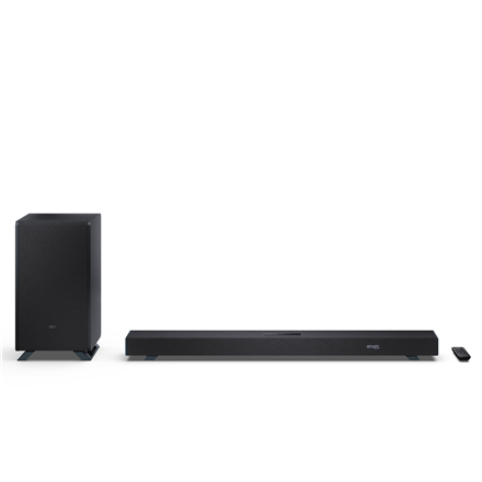 Sharp HT-SBW53121(BK) Q 3.1.2 Dolby Atmos/ DTS:X Soundbar with Wireless Subwoofer, Black | Sharp|HT-SBW53121(BK)