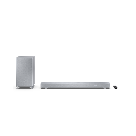 Sharp HT-SBW53121(SL) Q 3.1.2 Dolby Atmos/ DTS:X Soundbar with Wireless Subwoofer, Silver | Sharp|HT-SBW53121(SL)