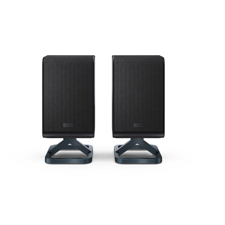 Sharp HT-SPR52021(BK) Q Soundbar 2.0.2 Wireless Rear Surround Speakers, Black | Sharp|HT-SPR52021(BK)